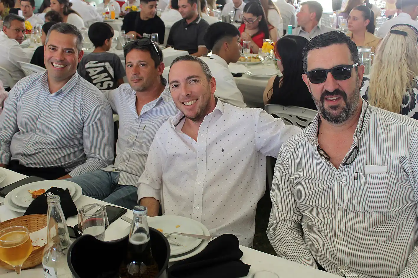 Gran almuerzo de Bomberos en imágenes