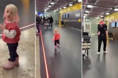 El emotivo reencuentro de Maxi López con su hija en el aeropuerto de Suiza