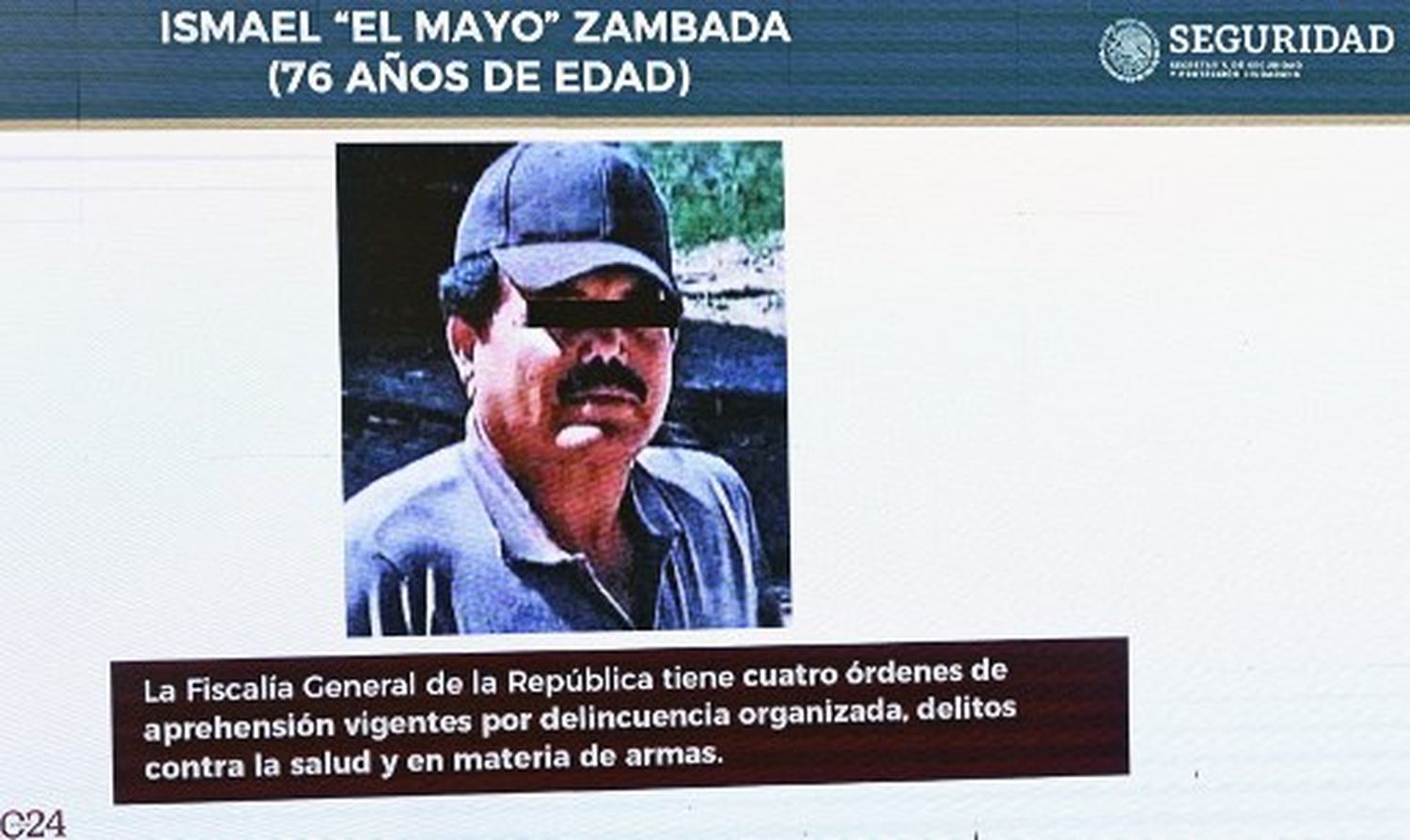MÉXICO PIDE EXPLICACIONES A EE.UU: no participó en la detención de líderes del cártel de Sinaloa