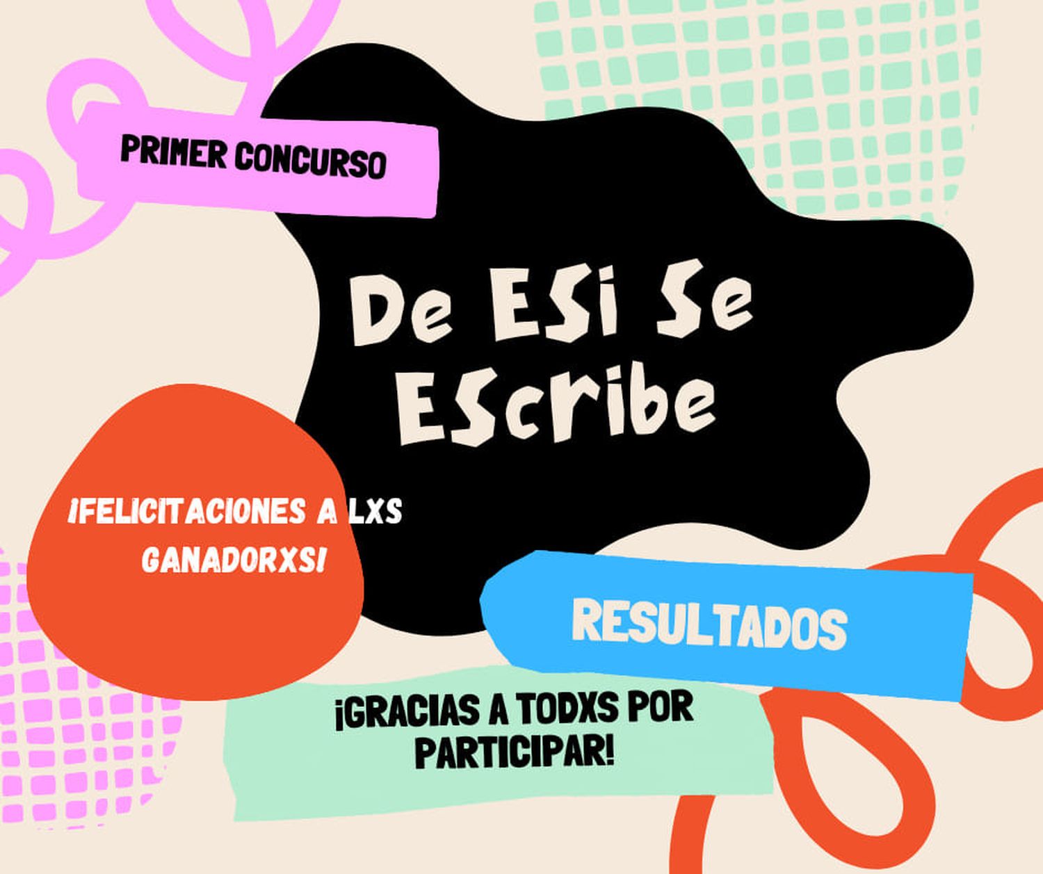 Resultados concurso literario "De ESI se escribe" 2021