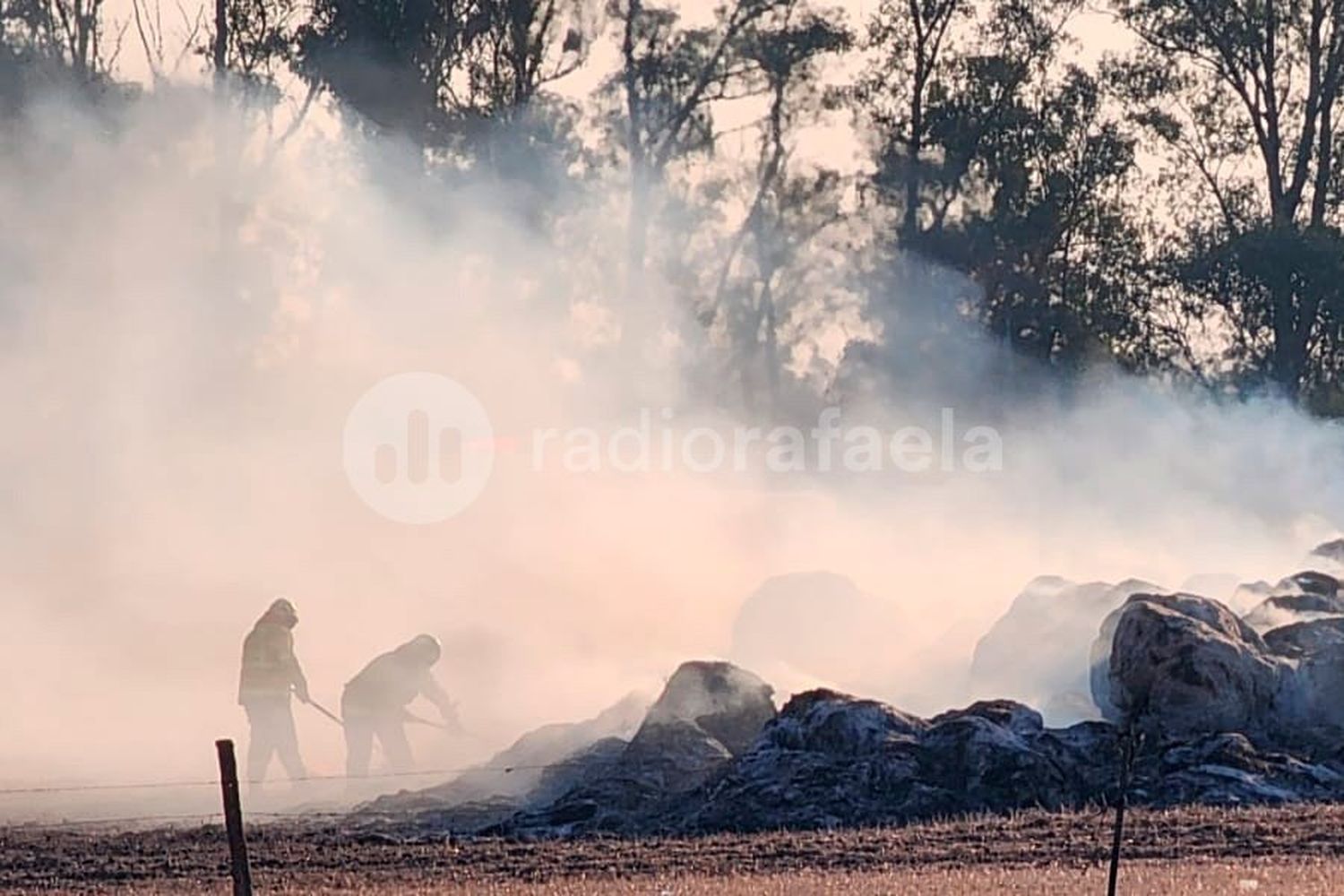 ¿Por qué hay tanto humo en el norte de Rafaela? ¿Qué pasó?