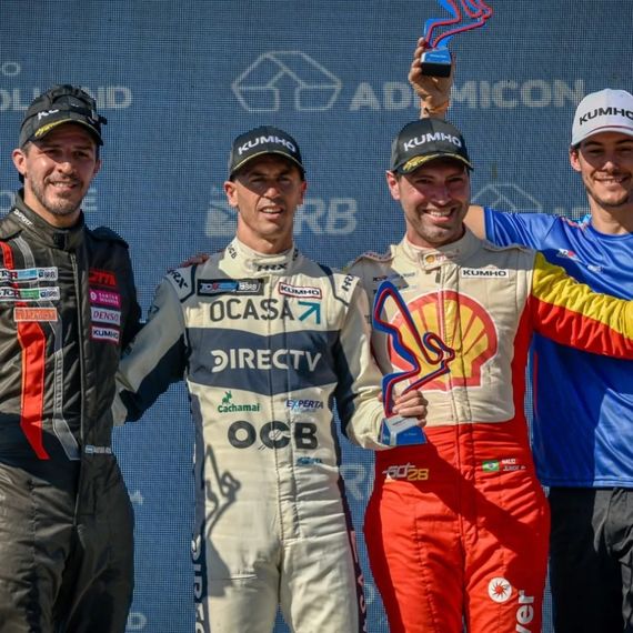 Leonel Pernía logró el primer triunfo en Brasil