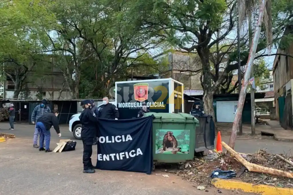 Posadas: el bebé hallado en un contenedor murió estrangulado