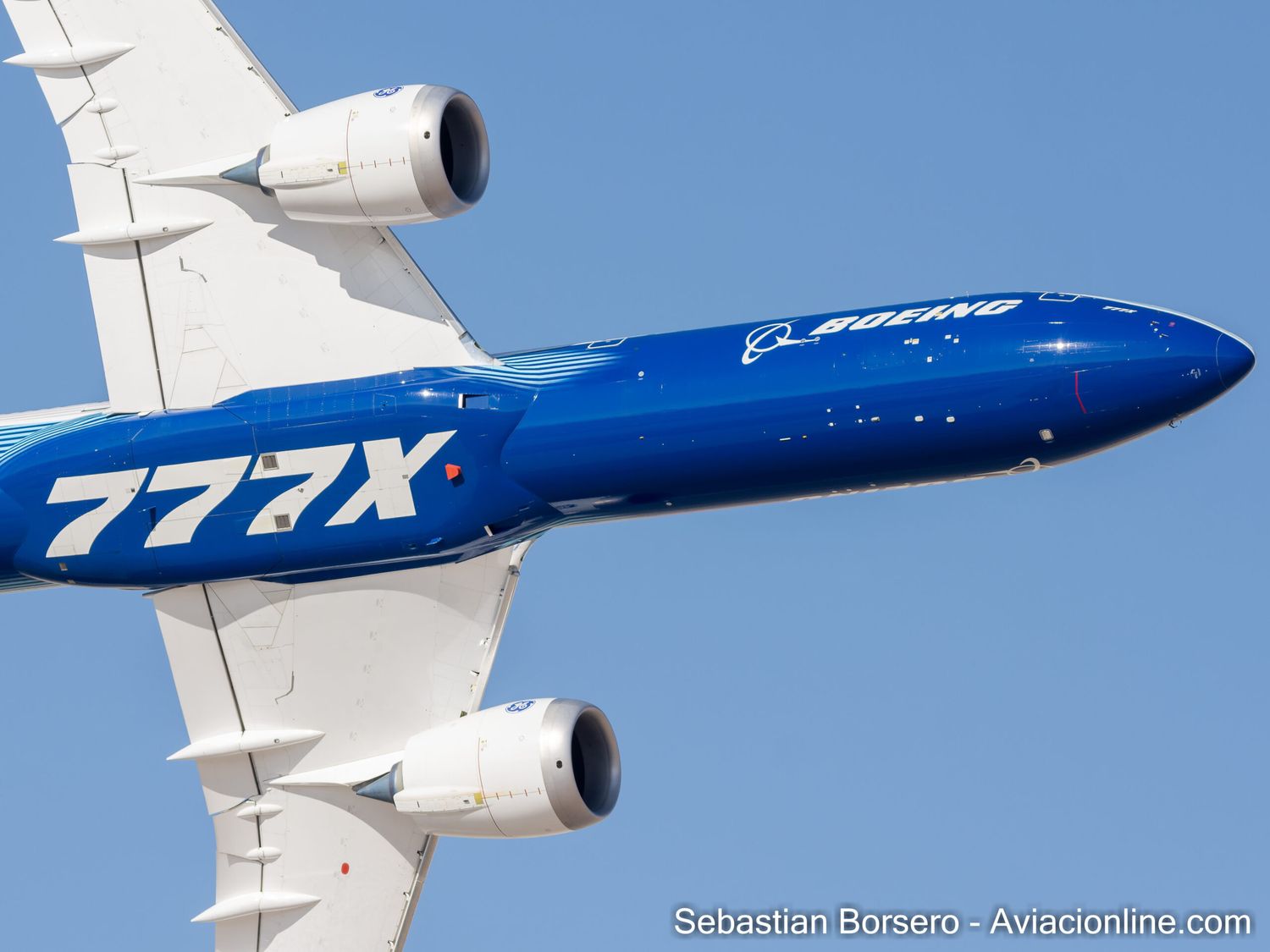 Boeing 777X at Dubai Airshow 2021Photo: Sebastián Borsero