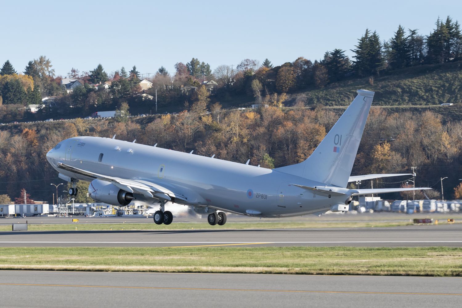 La Royal Air Force recibió su primer Boeing P-8A Poseidon