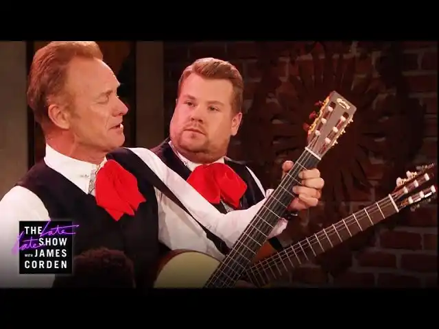 Sting se vistió de mariachi e hizo de mozo