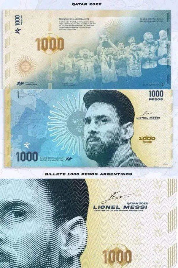 ¿Se viene el billete con la cara de Messi?