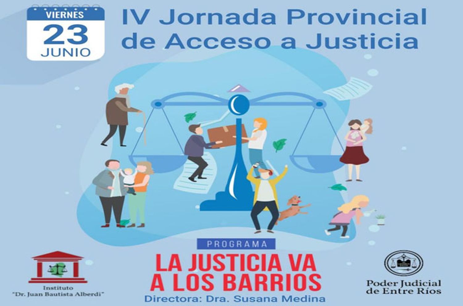 “La Justicia va a los Barrios” realizará su cuarta jornada