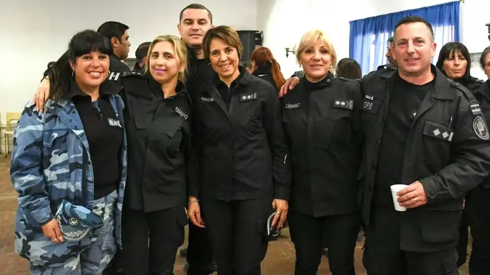 La directora del Penal de Olmos el día de su asunción
