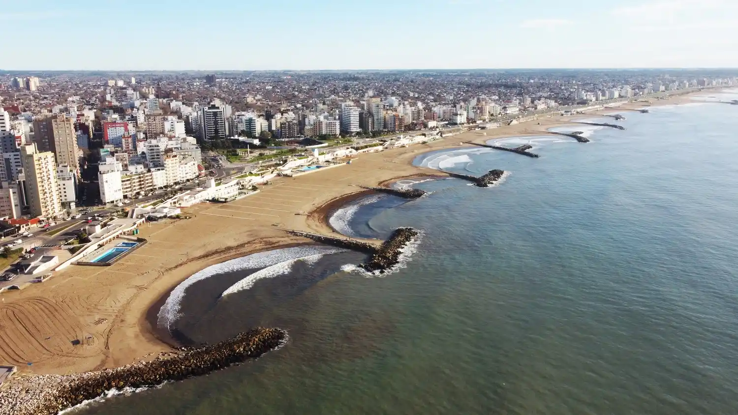 Mar del Plata con poca ocupación turística
