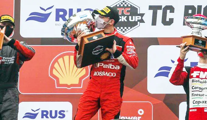 Diego Ciantini a puro talento logró anotarse ganador en el TC Pick Up