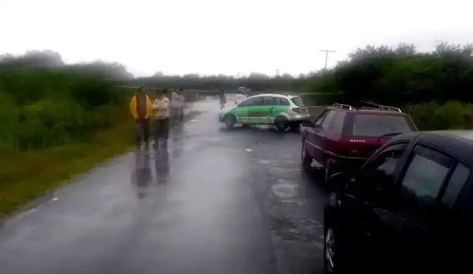 Se desbordó el arroyo La Capilla: no se puede cruzar hacia Ñandubaysal 