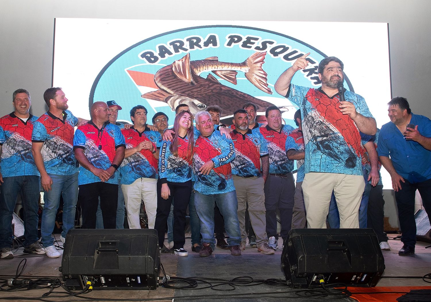 Toda la alegría y satisfacción de los organizadores de la fiesta por la gran labor realizada.
