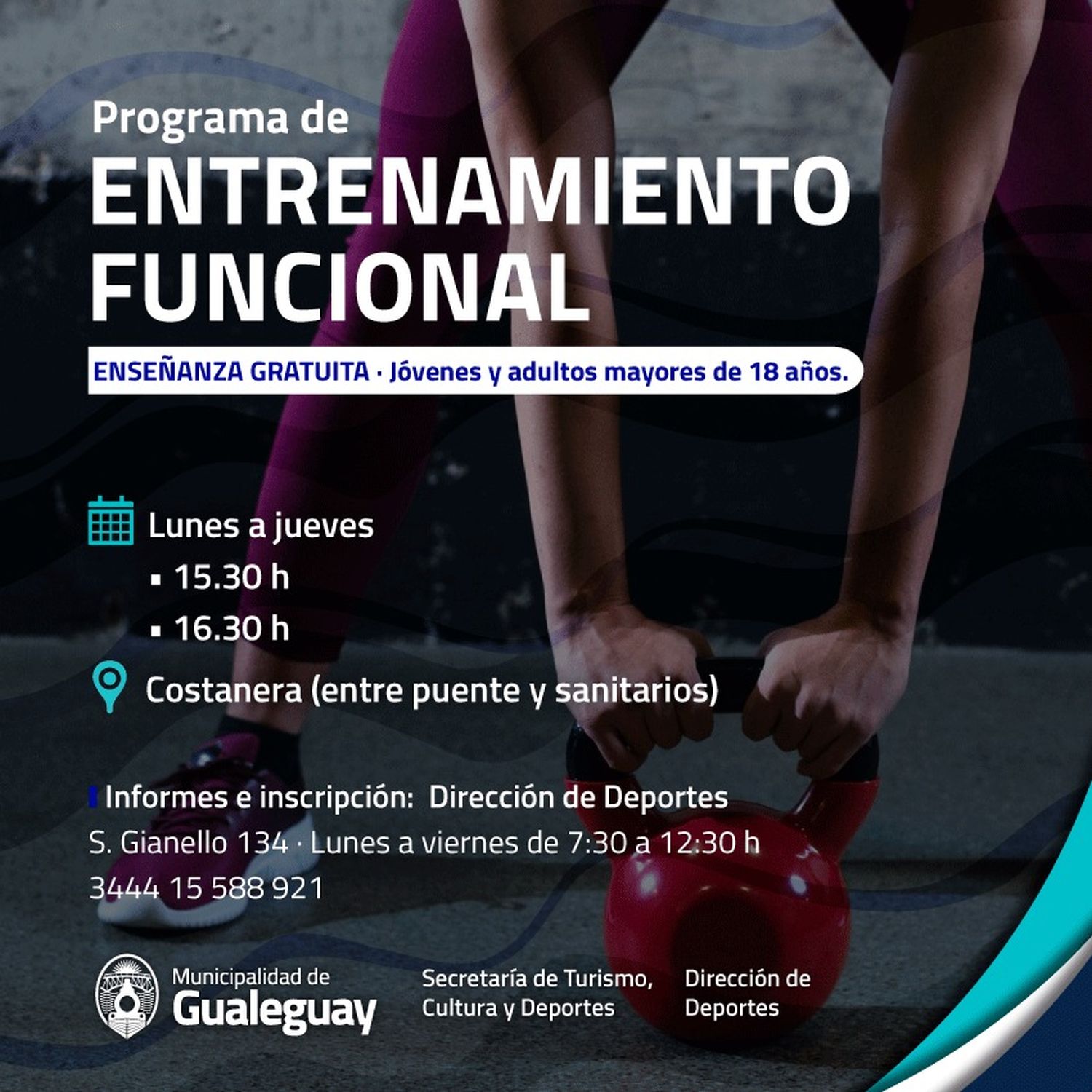 El Municipio continúa con el programa de Entrenamiento Funcional