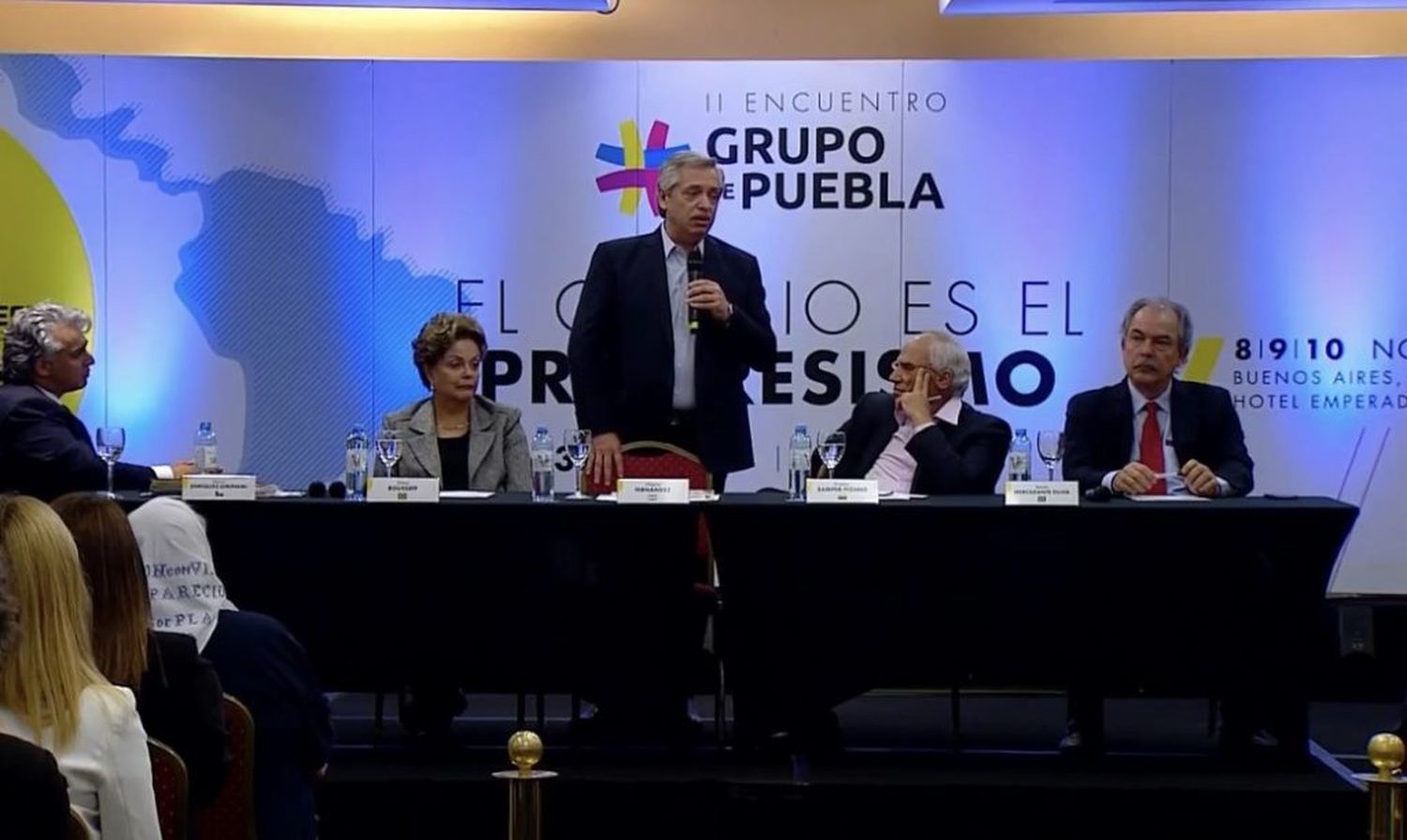 Fernández convocó al progresismo a "poner de pie a América Latina"