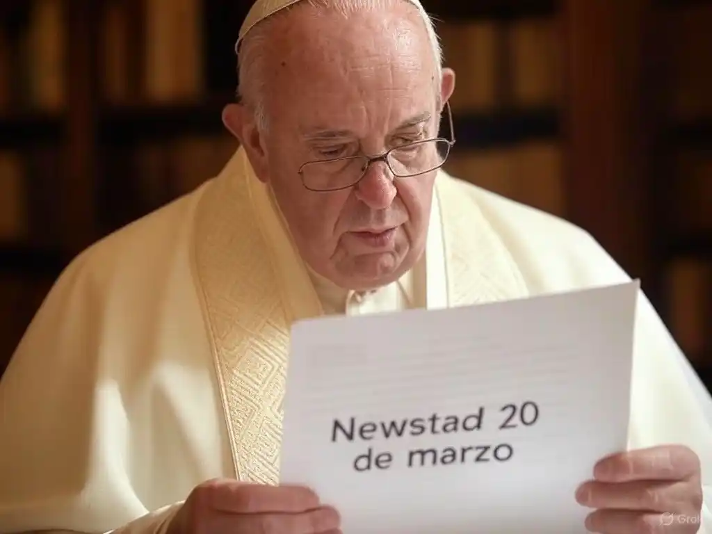 Santoral. Francisco, leyendo el Santoral del 20 de marzo.