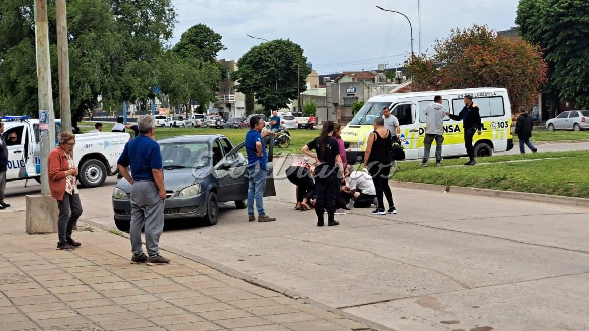 Heridas recibió la mujer en la pierna izquierda