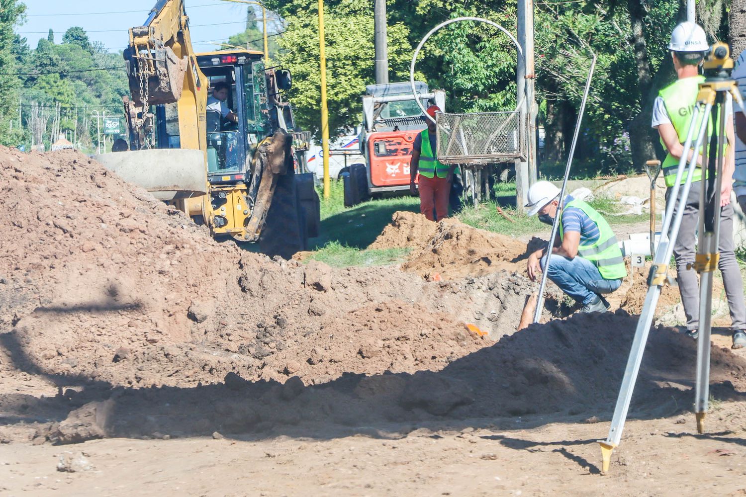 Continúan los trabajos de ampliación de la Planta de Tratamiento de Efluentes