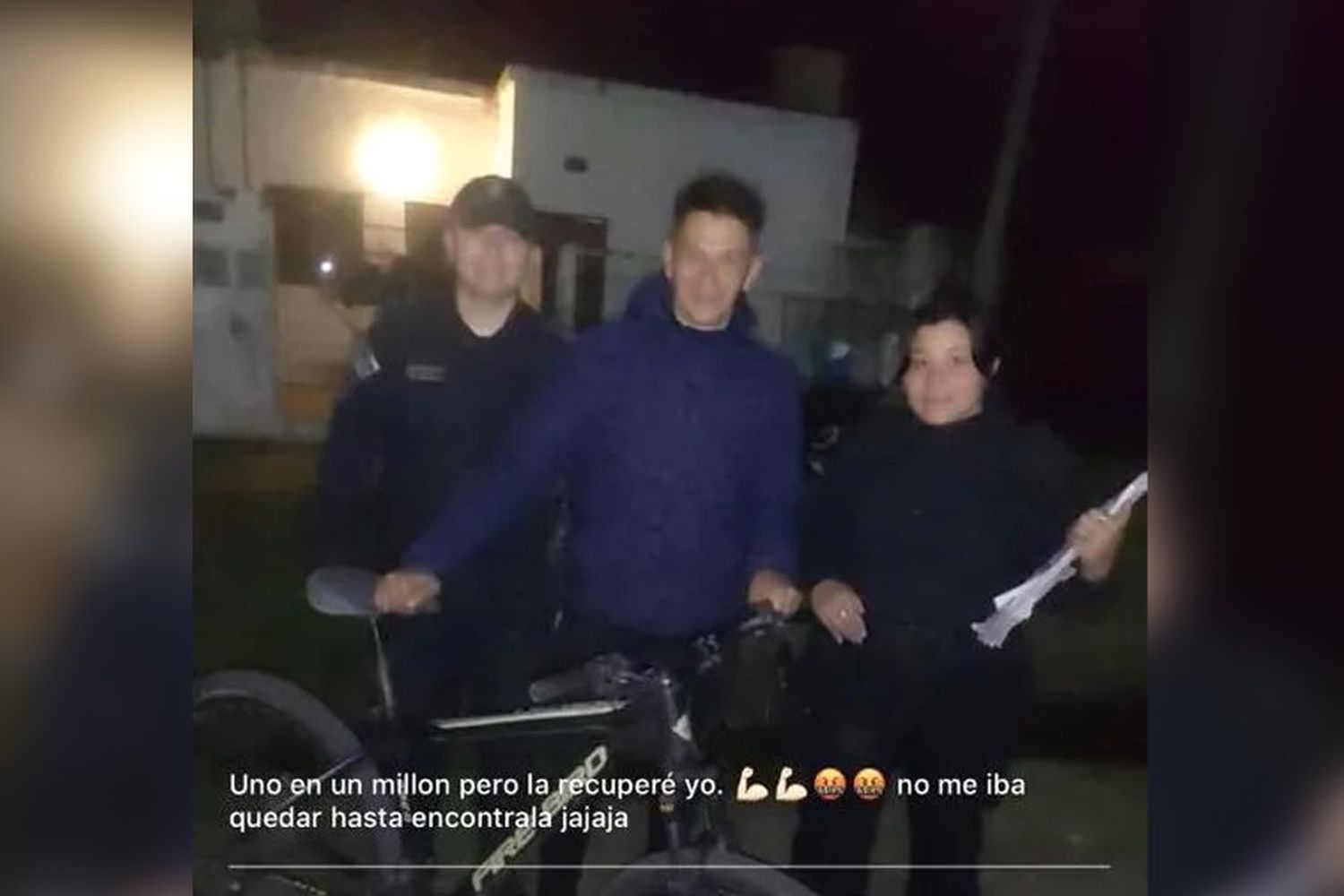 Le pidieron un rescate para devolverle una bicicleta robada, coordinaron un encuentro y se llevó una sorpresa