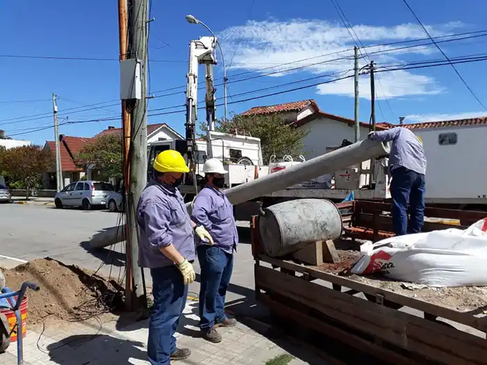 Trabajos en el sistema eléctrico