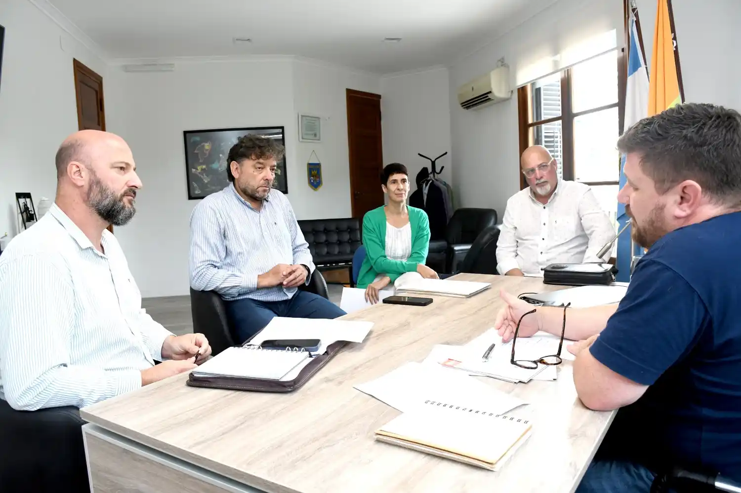 Pablo Pinotti se reunió con representantes del Ministerio de Justicia y Seguridad de Santa Fe