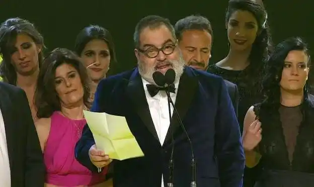 Jorge Lanata: "Se lo dedico a Cristina que lo mira por TV"