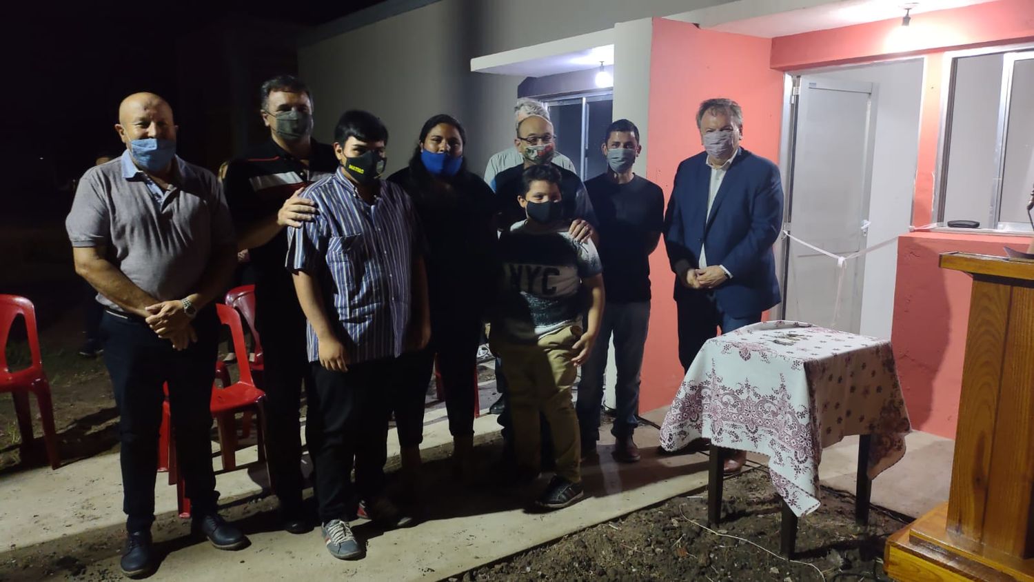 Cinco familias de Monigotes accedieron a su vivienda propia a través de la gestión comunal