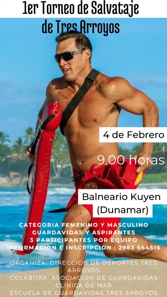 Se realizará el primer Torneo de Salvataje de Tres Arroyos
