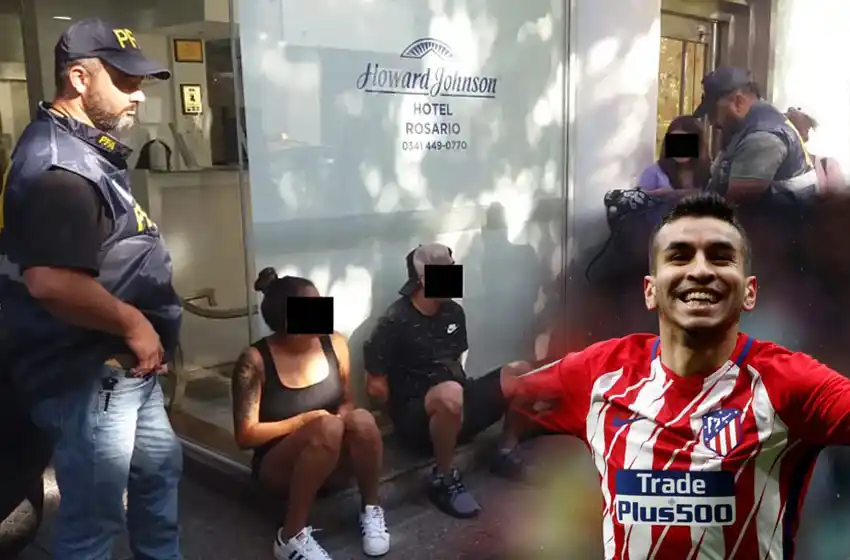 Confirmaron que Leandro ‘Chulo’ Olivera cayó detenido con la hermana del futbolista Ángel Correa