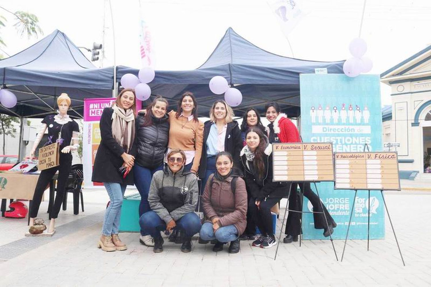 En el aniversario de Ni una menos, la comuna
realizó actividades de concientización