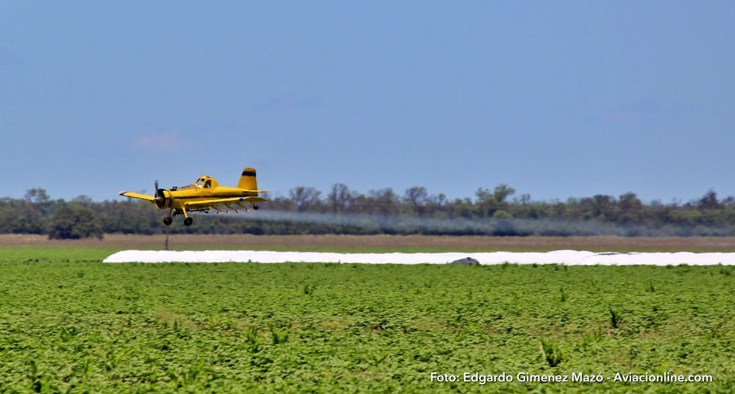 La aviación agrícola genera 40.000 empleos indirectos en Argentina
