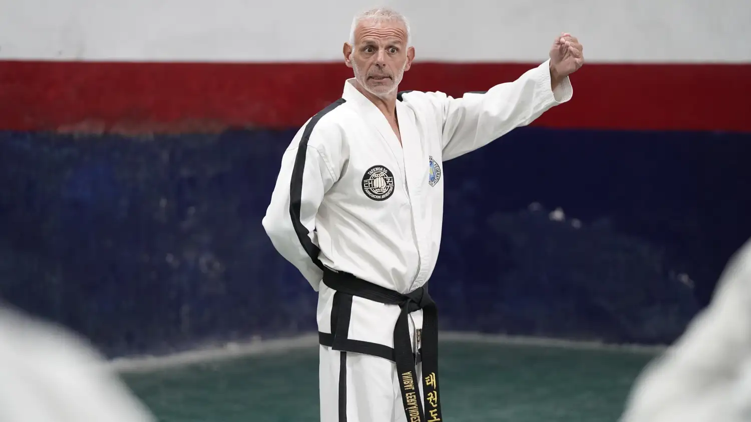 Capacitación de taekwondo de Aníbal Fernández 6