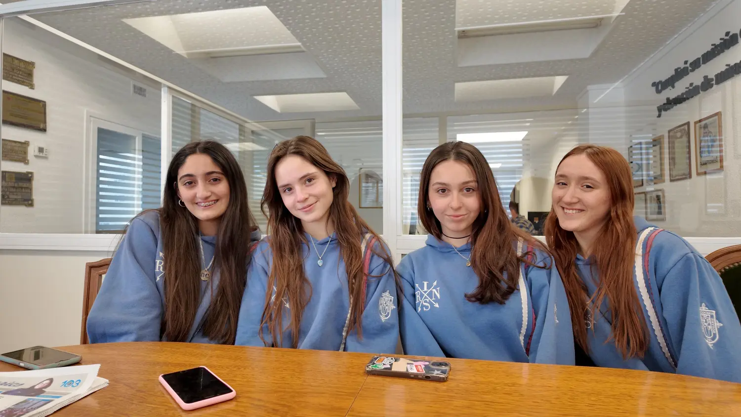 Algunas de las integrantes del grupo de amigas