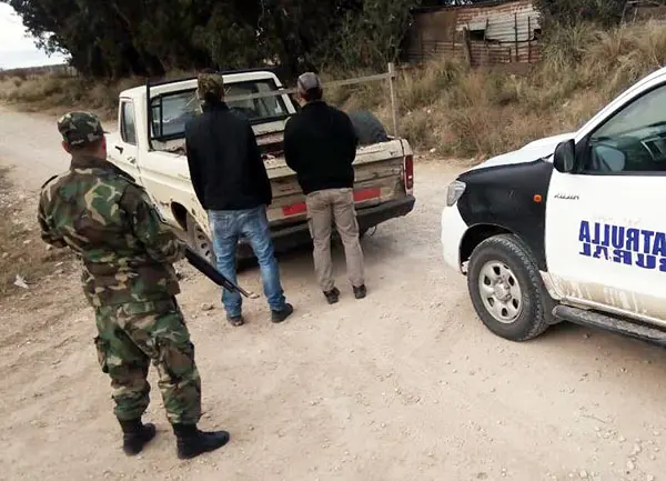Casos de abigeato: atrapan a individuos con armas largas