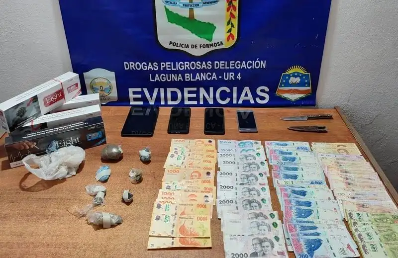 Con cuatro allanamientos la Policía 
desarticuló centro de venta de drogas