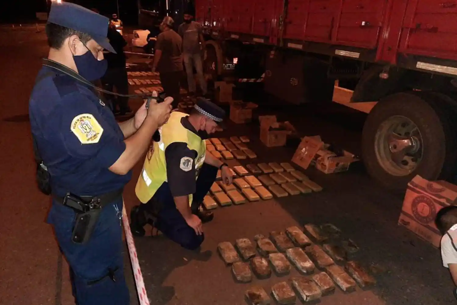 Incautaron 448 kilos de marihuana en Entre Ríos en menos de una semana