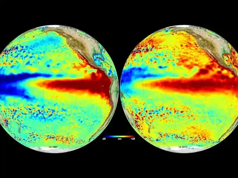 La NOAA elevó las probabilidades de un fenómeno El Niño extremo.