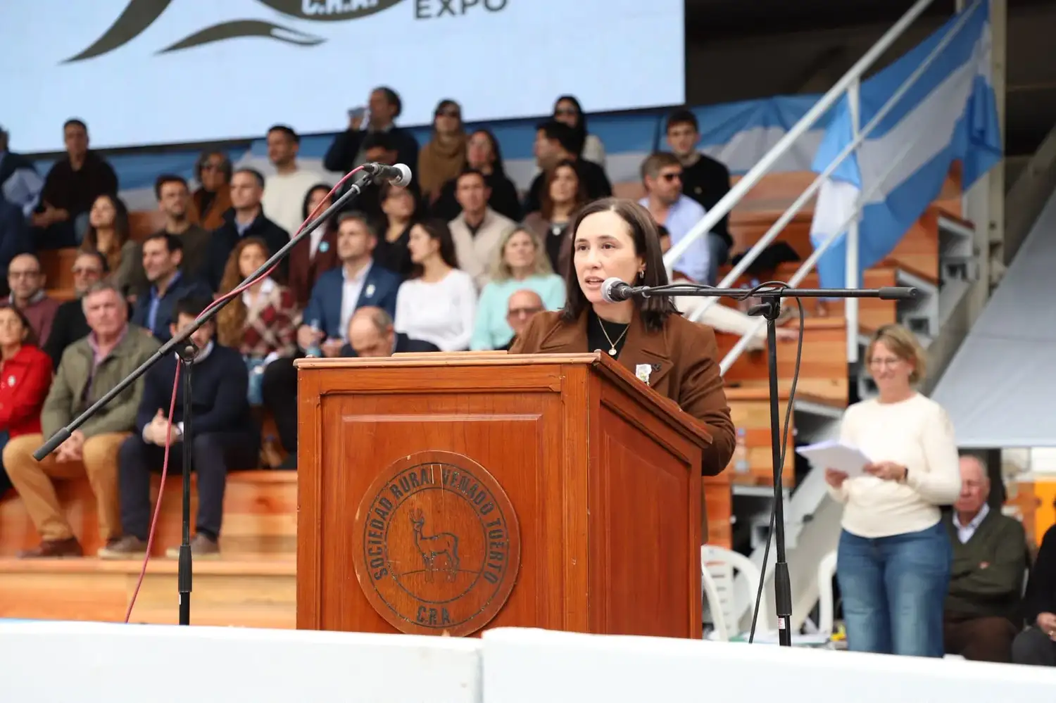 Noelia Castagnani, presidente de la Sociedad Rural de Venado Tuerto