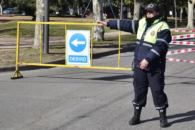 Corte de calles por el festejo del aniversario de la ciudad
