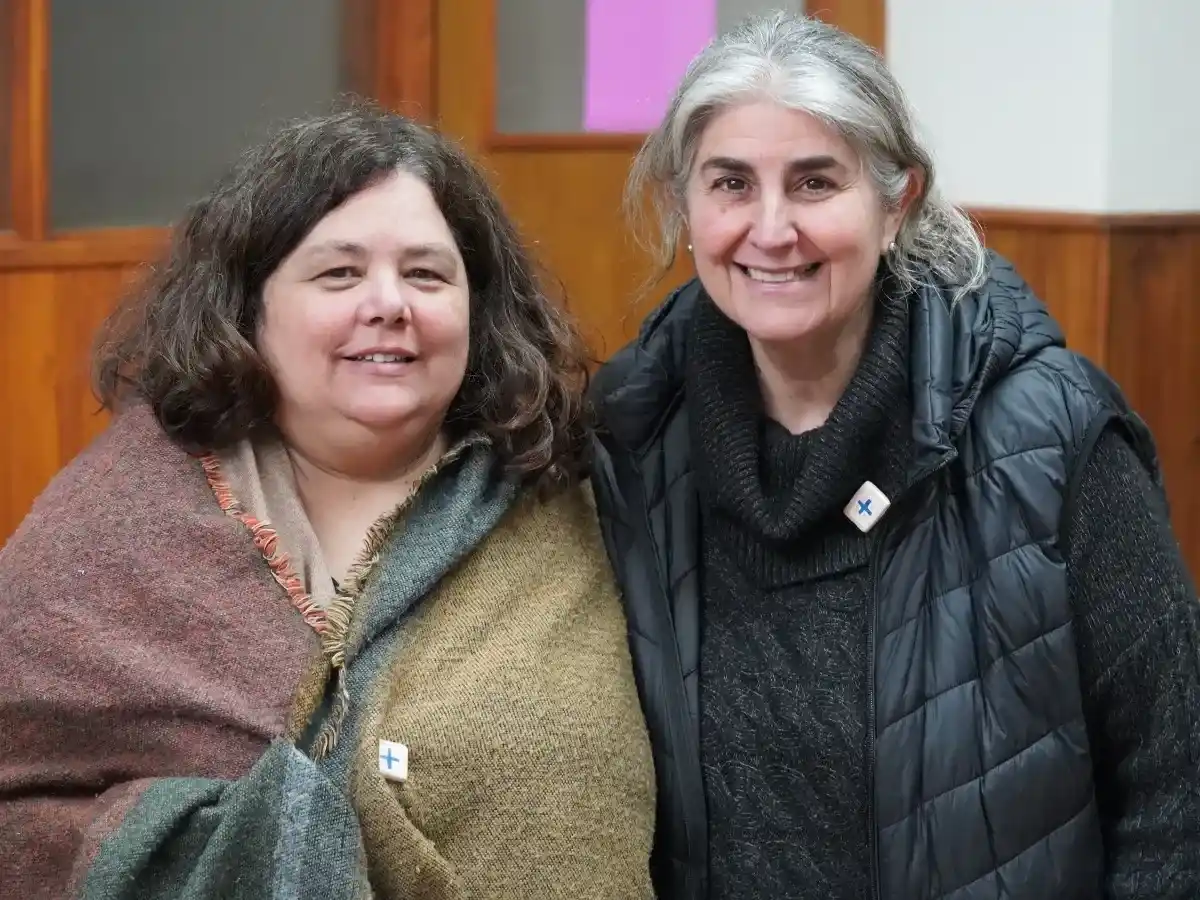 El rostro de la solidaridad. Mariela Arroqui y Patricia Dávila