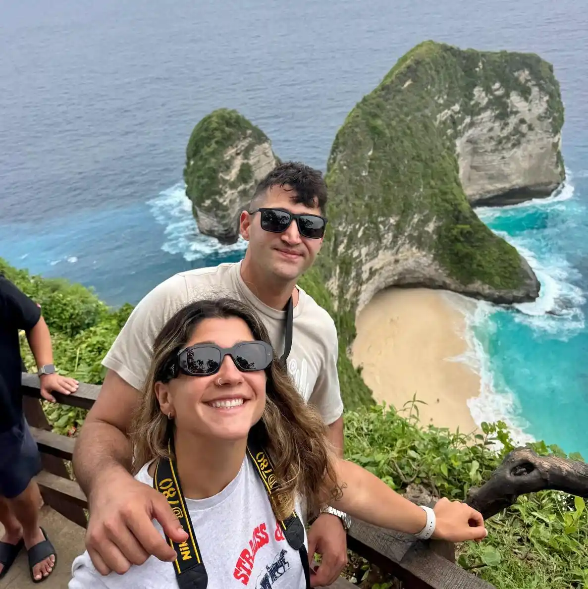 Con mi hermano Damián en Nusa Penida. Indonesia 2024-