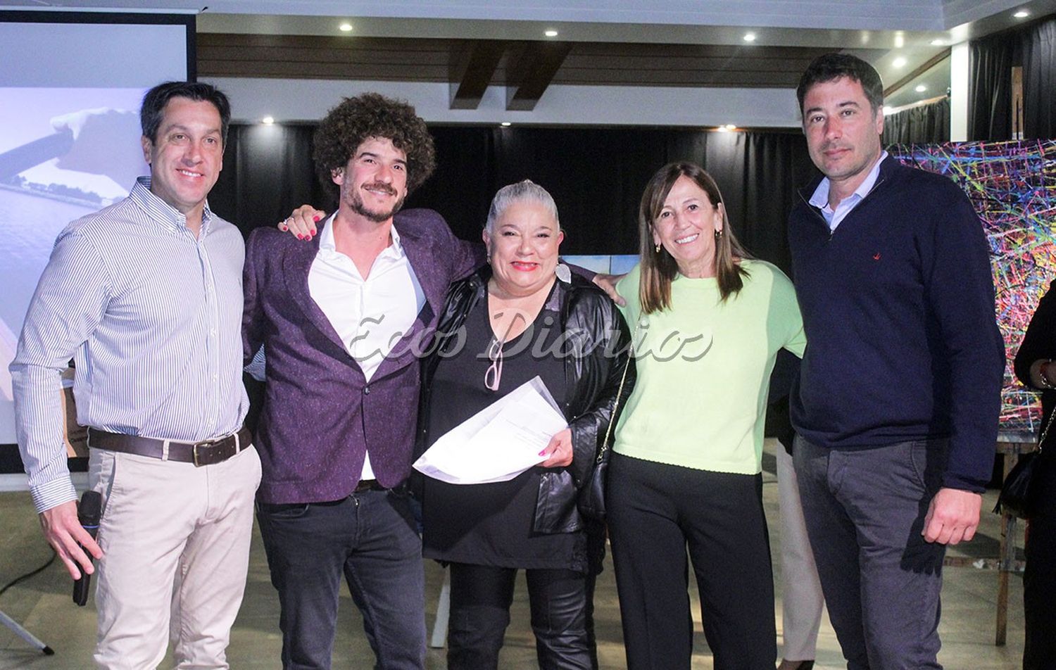 Turismo. Arturo Rojas, Enzo Lubrano, Mecha Alonso, Liliana Mansi y Matías Sierra
