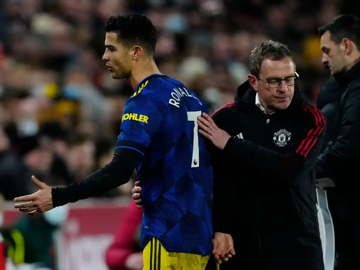 Ronaldo explotó contra el Manchester United