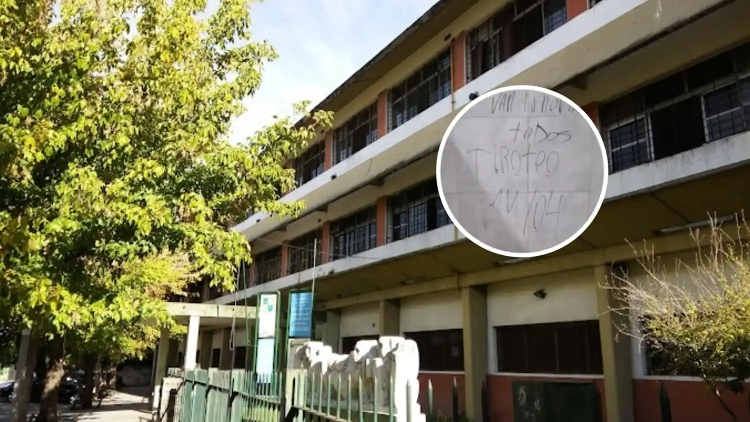 Amenaza de masacre en una escuela de Avellaneda: pánico por un mensaje que decía "van a morir todos, tiroteo"