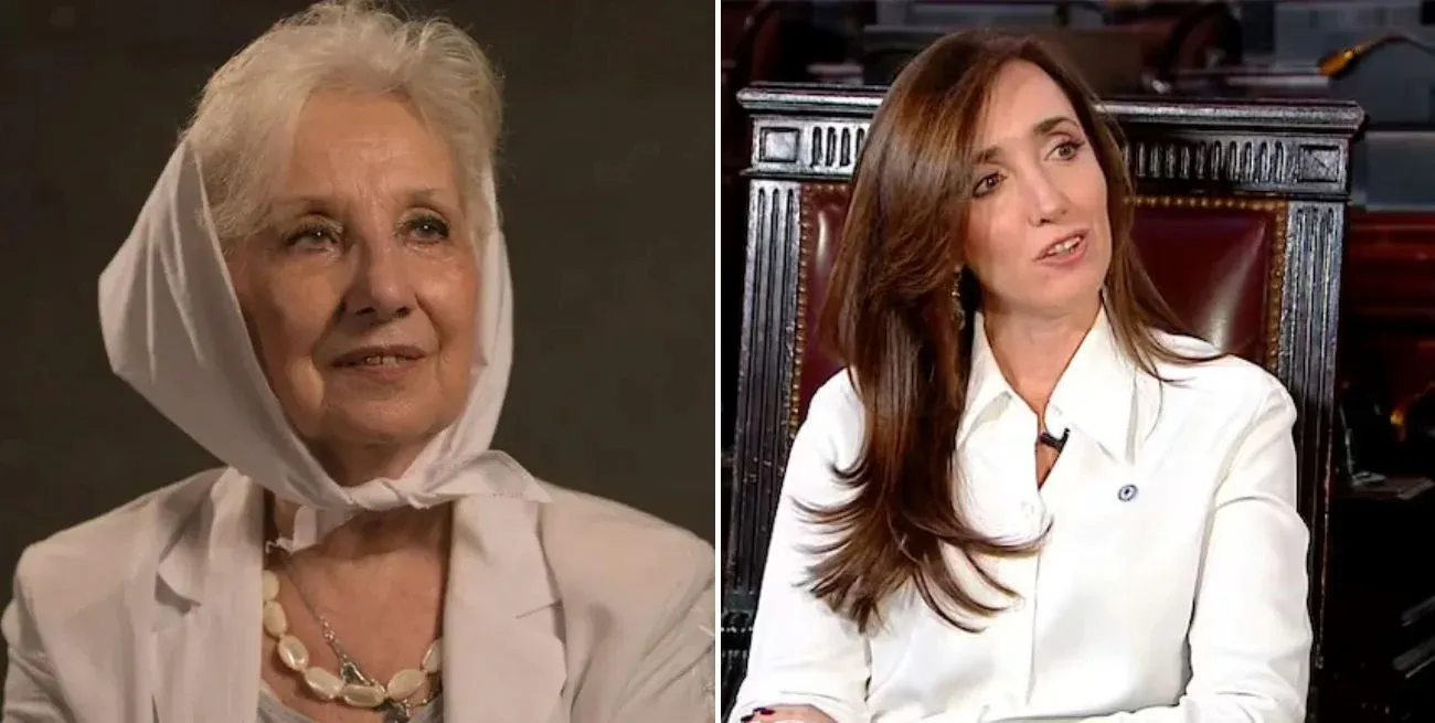 Estela de Carlotto criticó al gobierno y tuvo respuesta de parte de Villarruel.