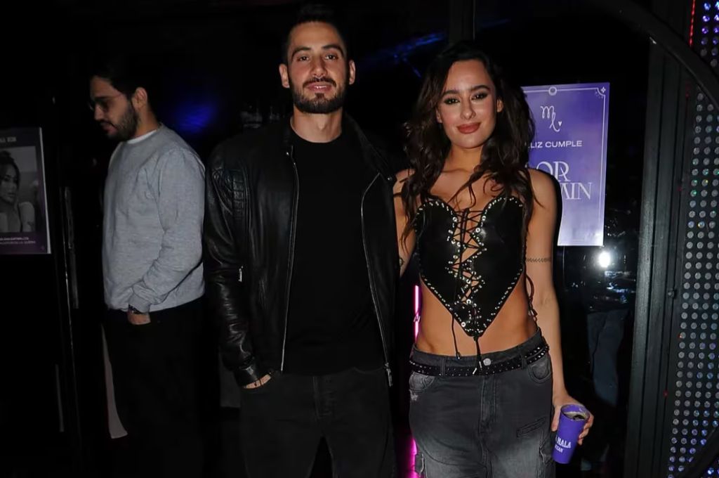 Nico Occhiato junto a Flor Jazmín Peña