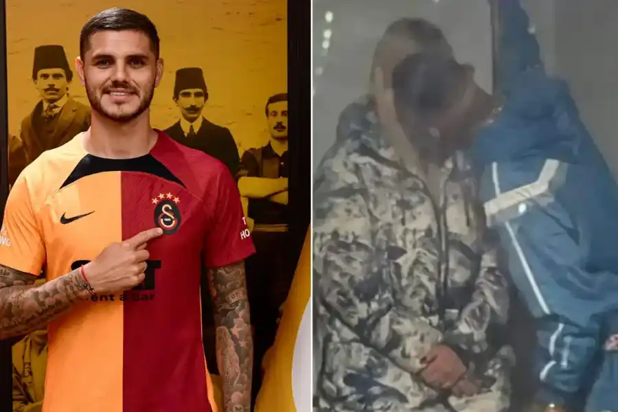 Explotó Icardi: la reacción de Mauro al ver el beso de Wanda Nara y L-Gante