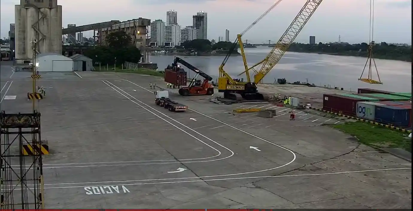 La Terminal de Contenedores comenzó a operar en el Puerto de Santa Fe