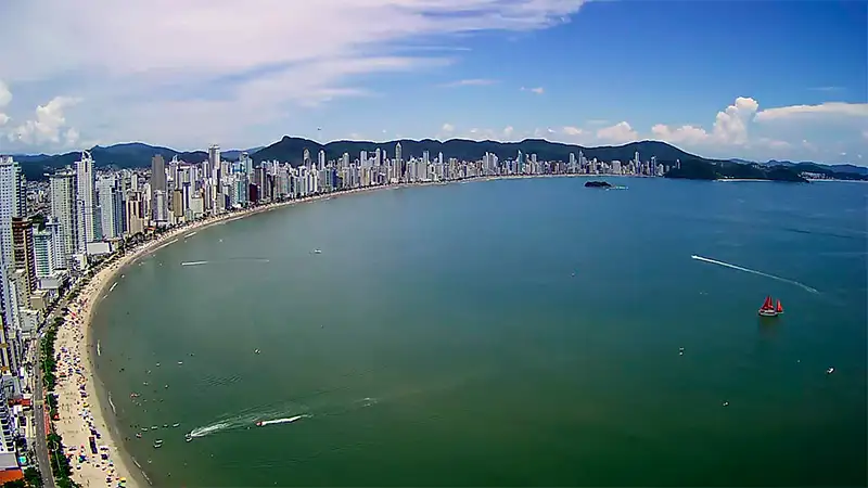 Cámaras en vivo: Así está el día en las playas del sur de Brasil