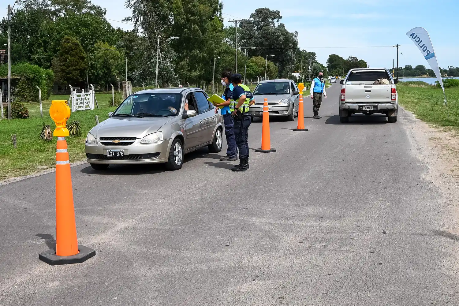 Barrio Parque Girado: Operativo de seguridad vial, prevención y concientización ciudadana en el camino de Circunvalación